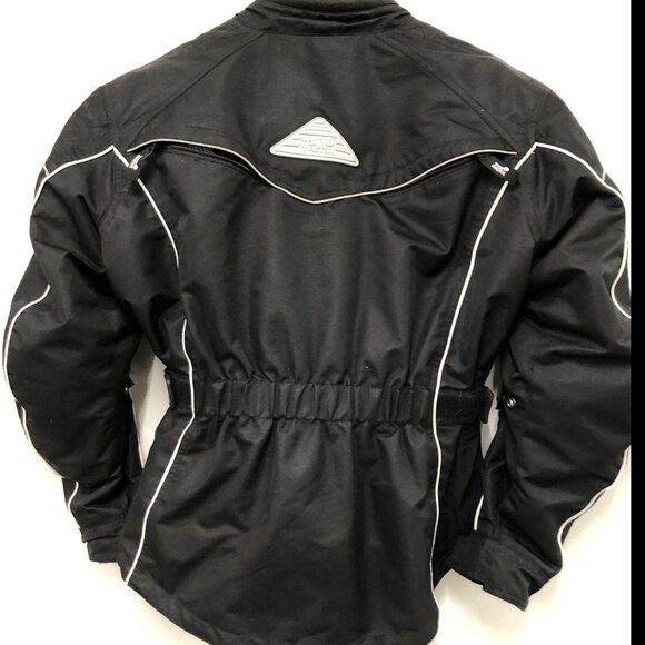 TourMaster Trinity Black Motorcycle Jacket Women's Size M 10-12 - Picture 2 of 5